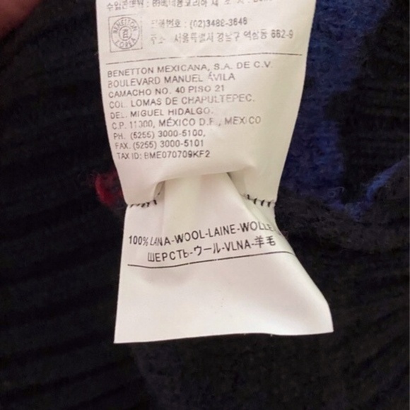 Vintage 100% Wool Zip Up Sweater XL - Picture 8 of 11